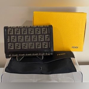 Fendi Brown Zucca Wallet
